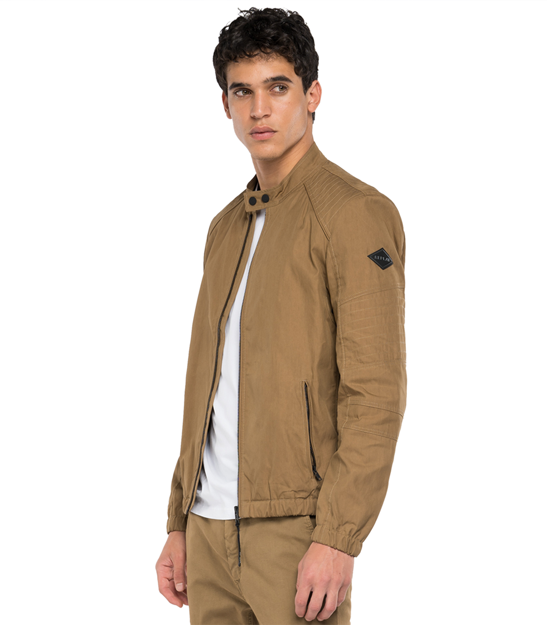 コットンナイロンワックスドツイルジャケット 詳細画像 タバコブラウン 3